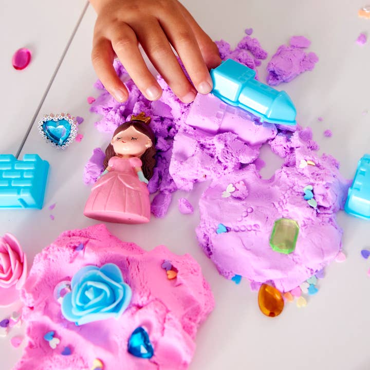 Sensory Pack Princess On the Go Play Set for Kids with princesses, castles and magic wands