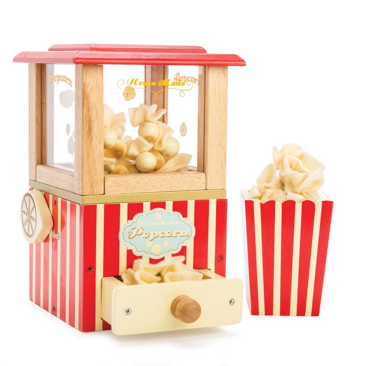 Vintage Popcorn Maker toy set which is full of nostalgia and fun