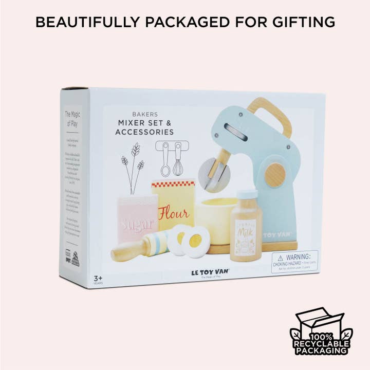 Bakers Mixer Set & Accessories full of fun and ready to play