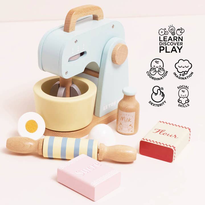 Bakers Mixer Set & Accessories full of fun and ready to play