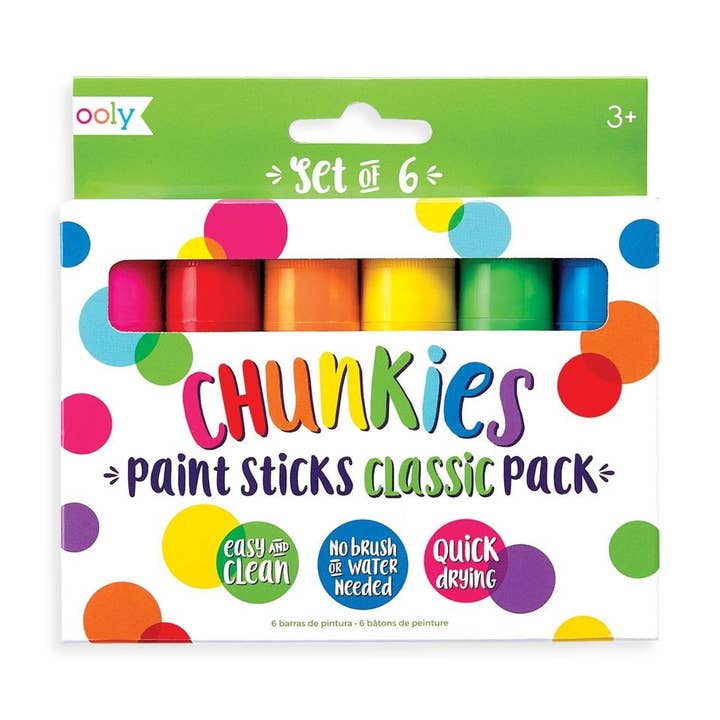 Chunkies Paint Sticks - Classic can create colorful art without any mess