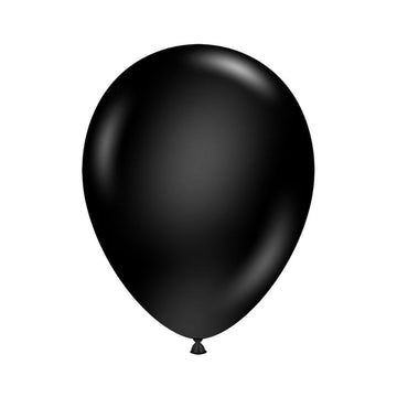 Black, 12-inch Latex Balloons, 100 CT