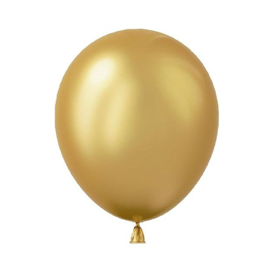 Gold, 12-inch Latex Balloons, 100 CT